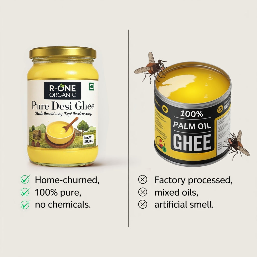 Premium Desi Cow Ghee | 100% Traditional | Glass Jar