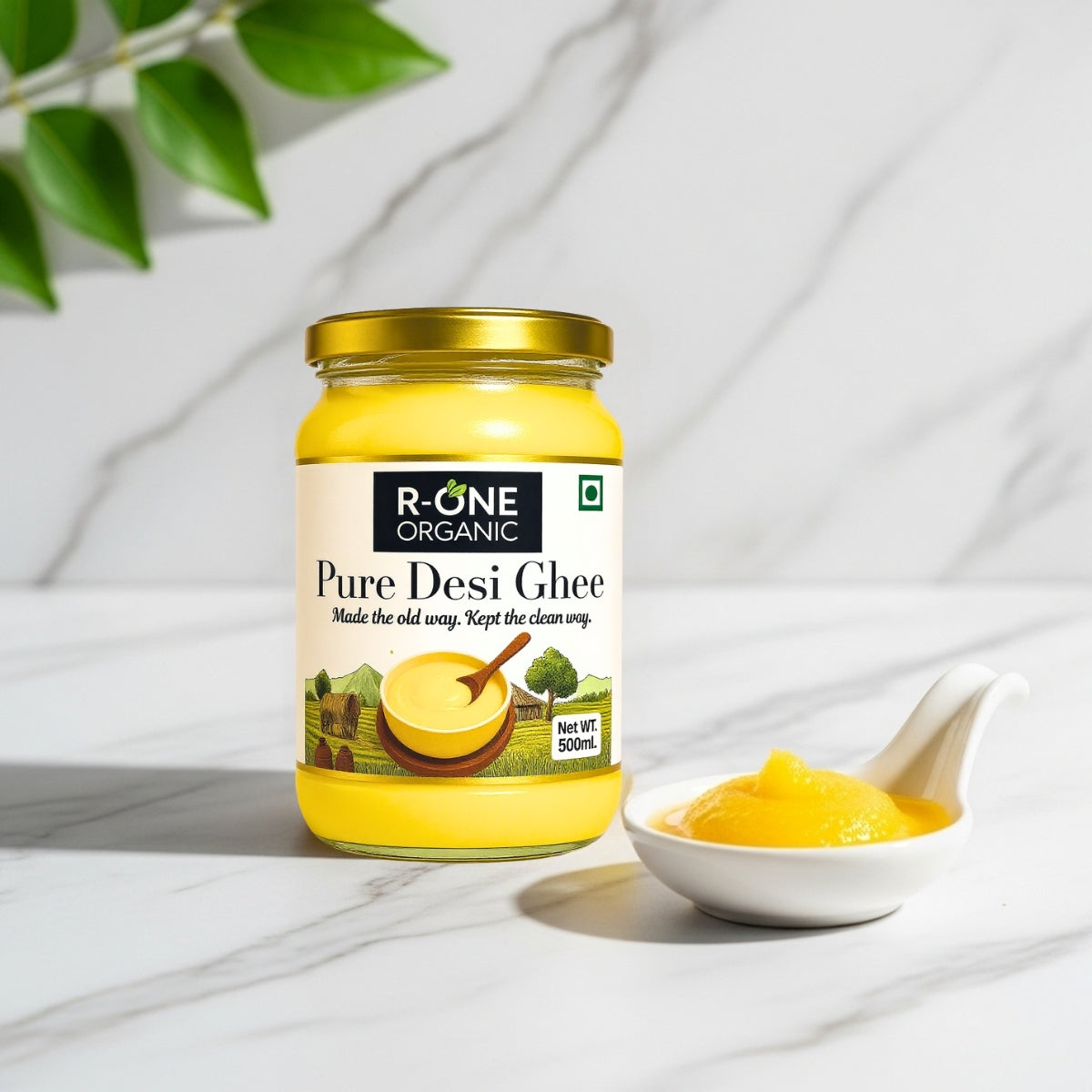 Premium Desi Cow Ghee | 100% Traditional | Glass Jar