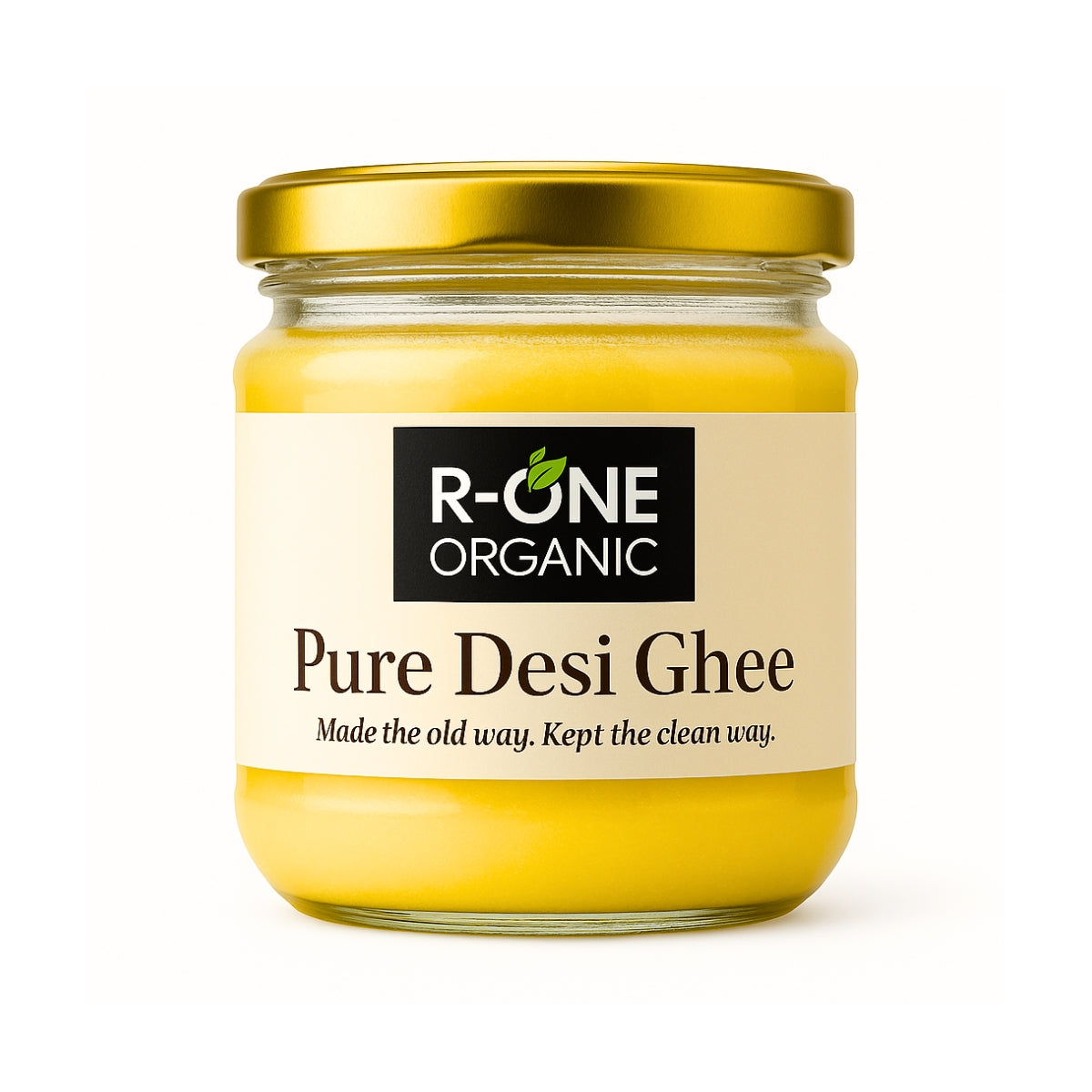 Premium Desi Cow Ghee | 100% Traditional | Glass Jar